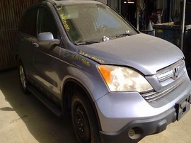 2008 HONDA CR-V, BLUE, EX-L, 2.4L, AT, FWD.   A25185